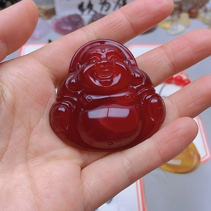 【闪购商品】未镶嵌玛瑙/玉髓珠宝半成品一***心