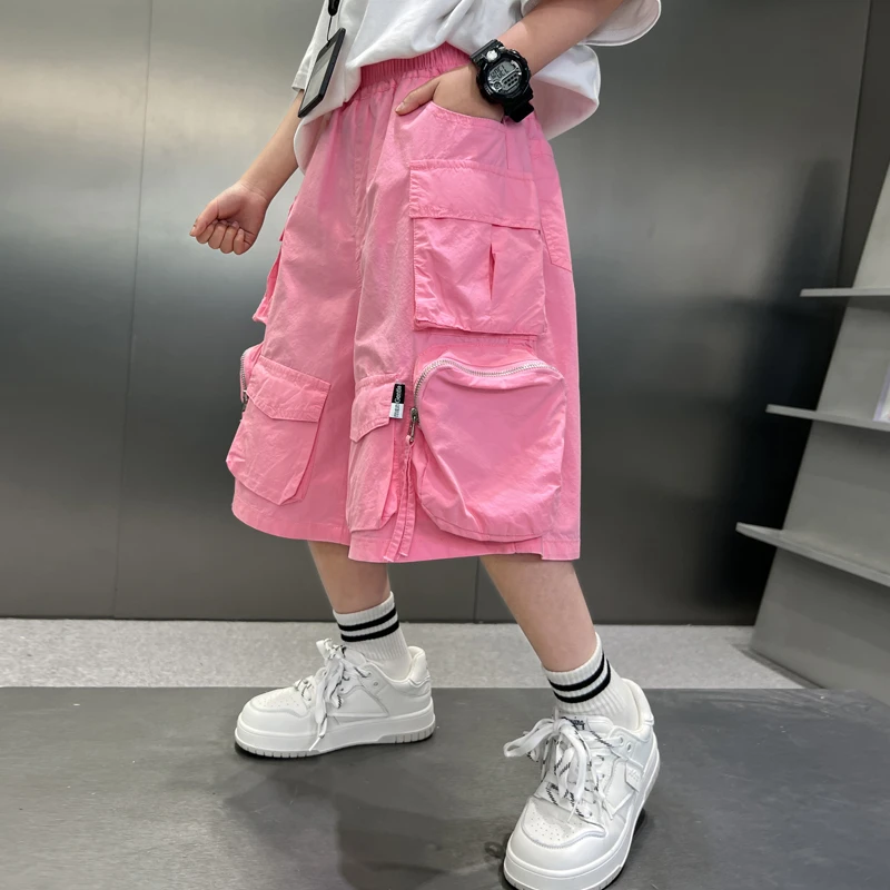 童装男童短裤夏装2025新款儿童裤子薄款休闲男孩夏季工装中大童潮