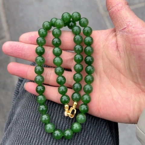 【闪购商品】和田玉（碧玉）项链未镶嵌