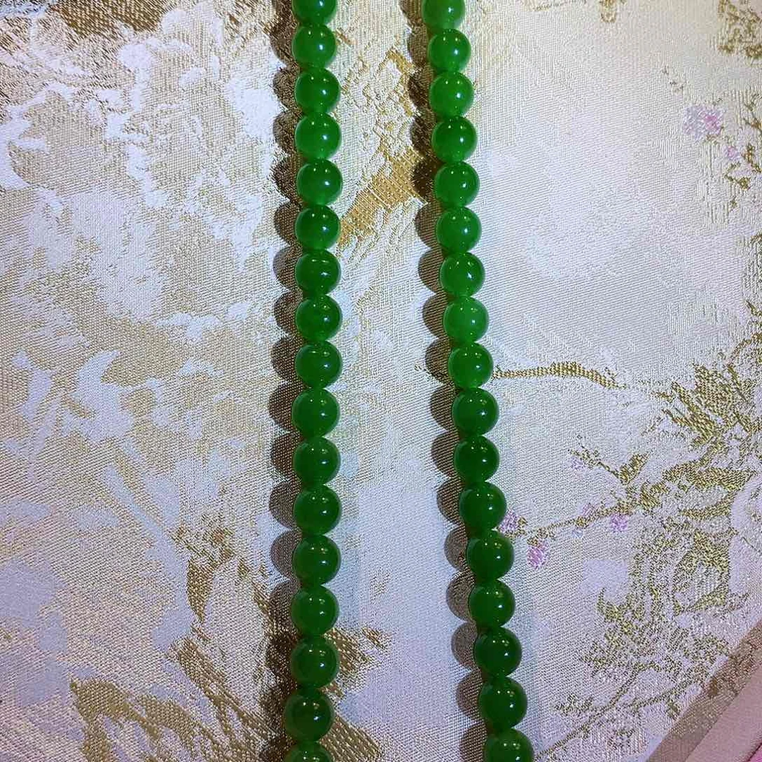 和田玉（碧玉）颈饰未镶嵌