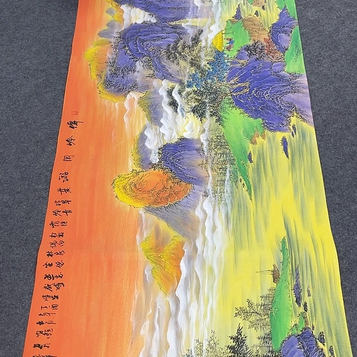 国画今天上午国画作品展示