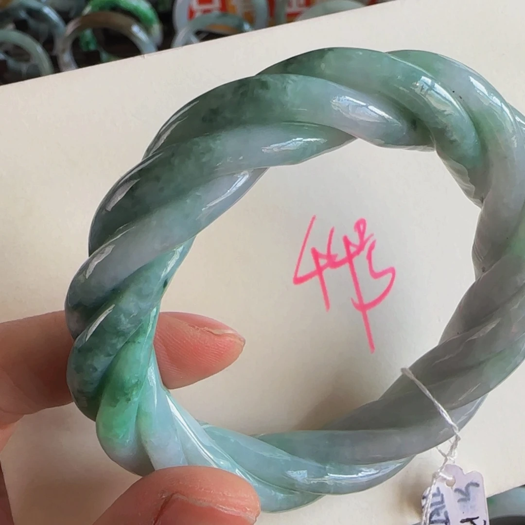 未镶嵌手镯翡翠老坑55