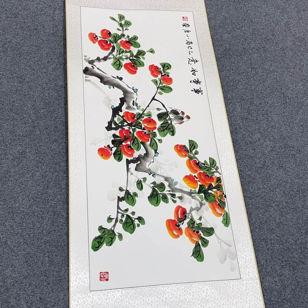 国画手绘手写作品