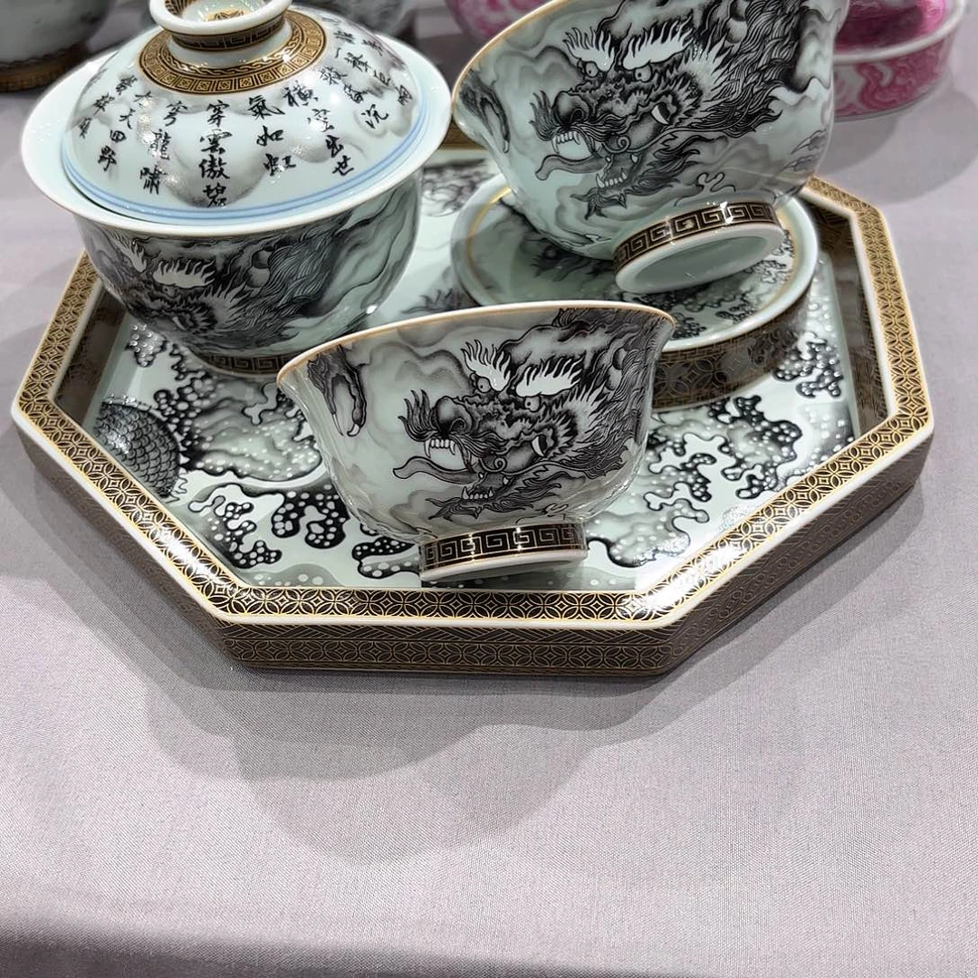 瓷片景德镇瓷器精品展示