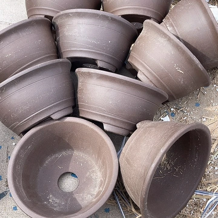 紫砂花盆100-10。19.5-10