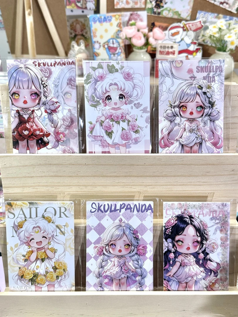 【封口贴】美少女混款  高颜值亮膜封口贴