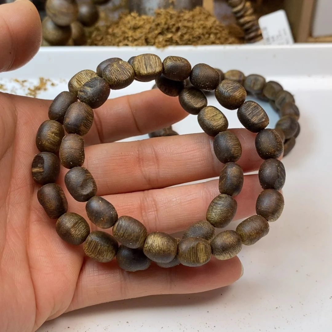 沉香手串绿棋楠多样性发货1条