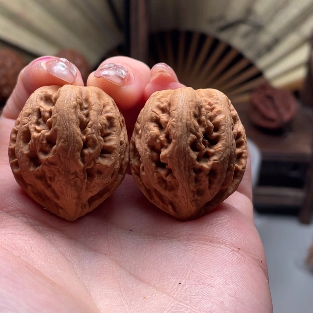 文玩核桃把件楸刀鱼86