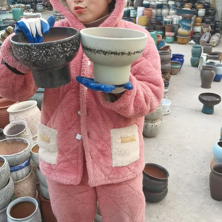 红陶口19高14瑕疵