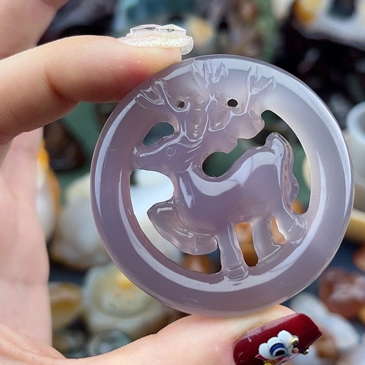 玛瑙/玉髓吊坠未镶嵌用****4