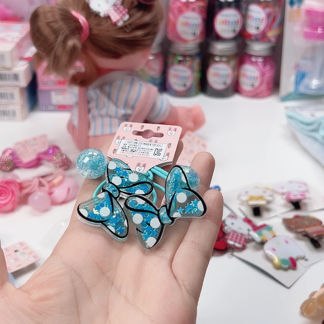 蓝色米奇儿童2个装发圈