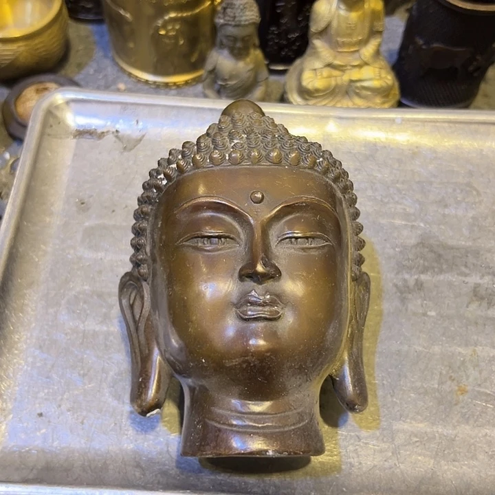 随***雕黄铜摆件，文房工艺品摆件