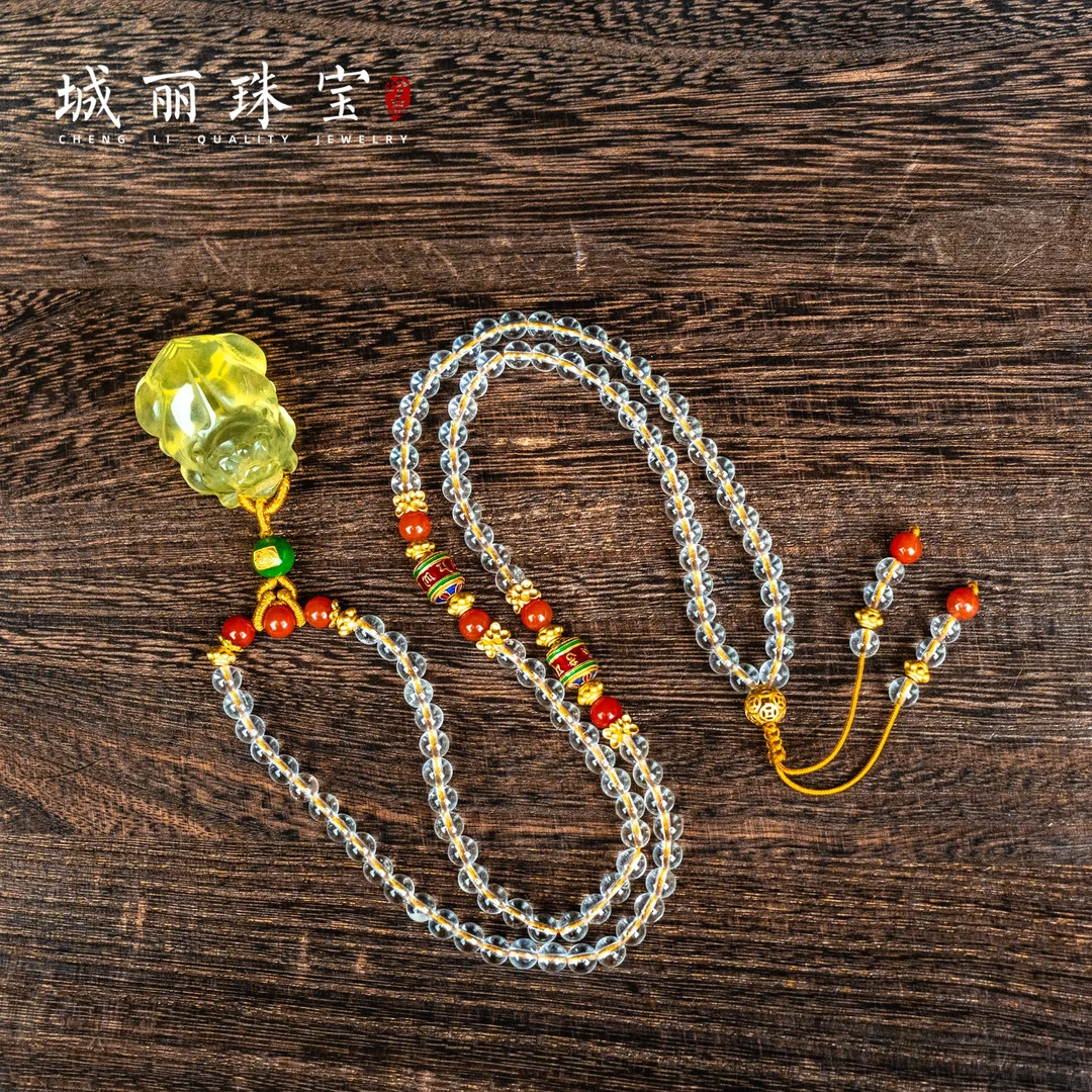非金属皮质项链  【城丽】金福貔貅项链/条ZJH-1672-1