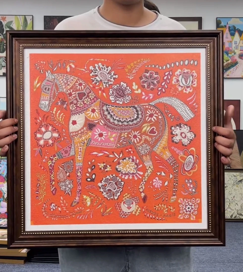 高端砂岩画玄关尤利西斯客厅卧室装饰画现代轻奢高级挂画G03