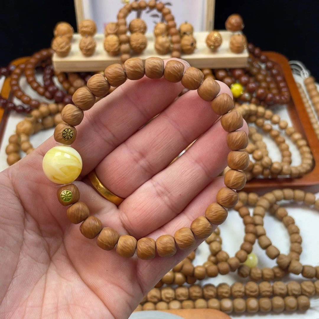 猴头核桃手串全品反油款8.7老型云锦镶嵌搭配款16号