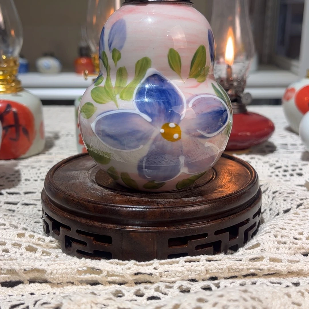 摆件景德镇陶瓷香薰灯