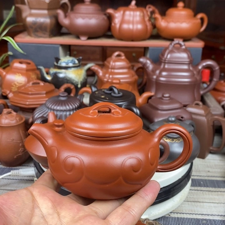 茶壶紫砂仿古如意120-220cc原矿赵庄朱泥特价