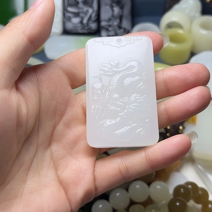 和田玉（糖玉）未镶嵌车挂