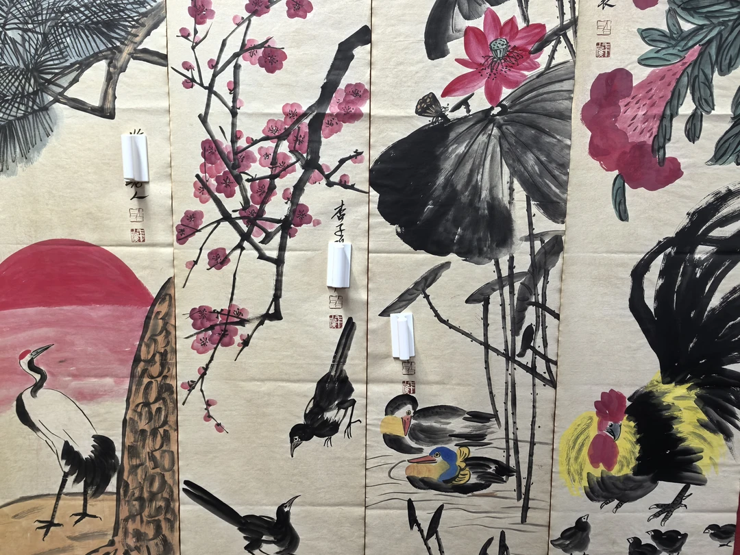 【马李】精品四条屏装饰画通用链接