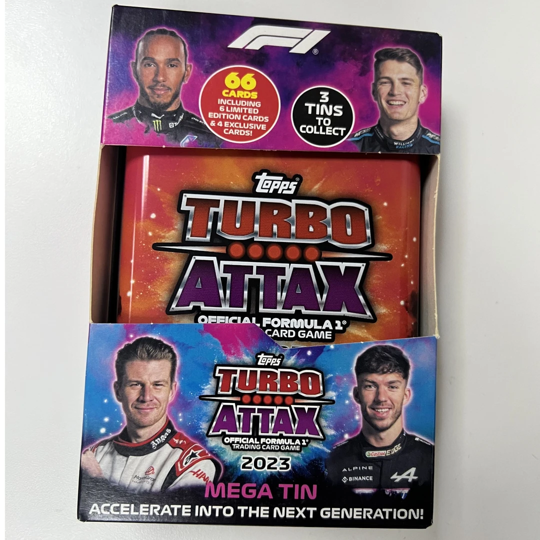 2023 Topps F1 赛车 卡牌 小铁盒（单盒）周冠宇 汉密尔顿 维斯塔潘