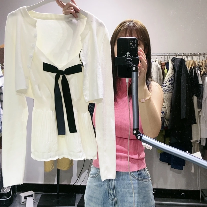 【闪购商品】米白开衫