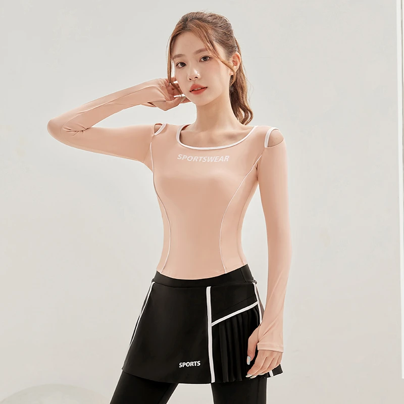 【55号】JT33510Y运动服T恤夏季显瘦训练跑步时尚速干运动服LJ