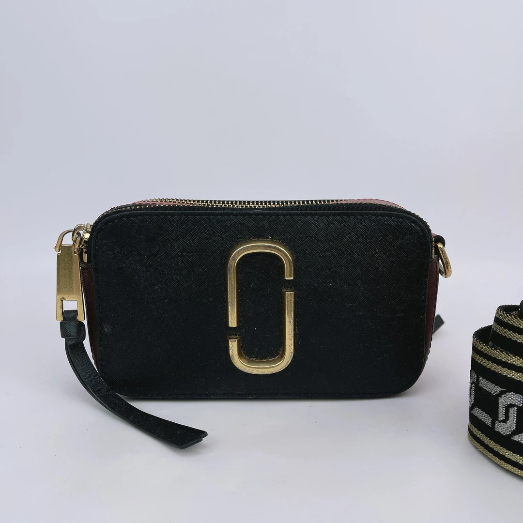 95新 COACH/蔻驰 马克雅克布 拼色相机单肩包底长18 M790