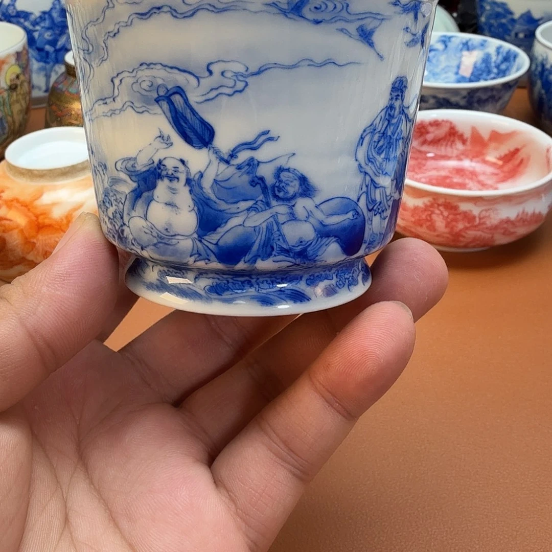 杯子景德镇全手工手绘陶瓷