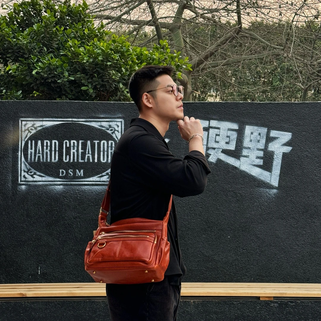 INGAIR硬野原创2025春季新款通勤系列30*23单肩包