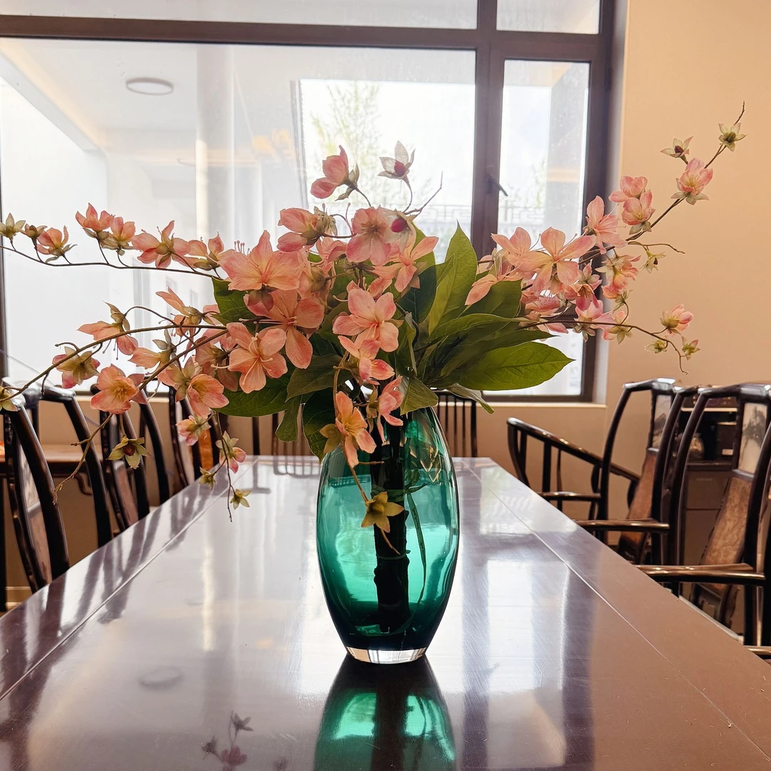 碧影丨现代轻奢风百合花瓶精致高端家居鲜花花瓶