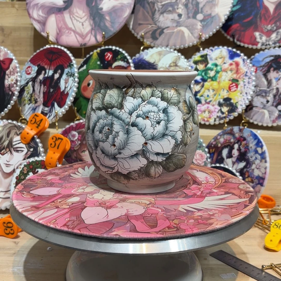 景德镇手绘花盆陶瓷12/15