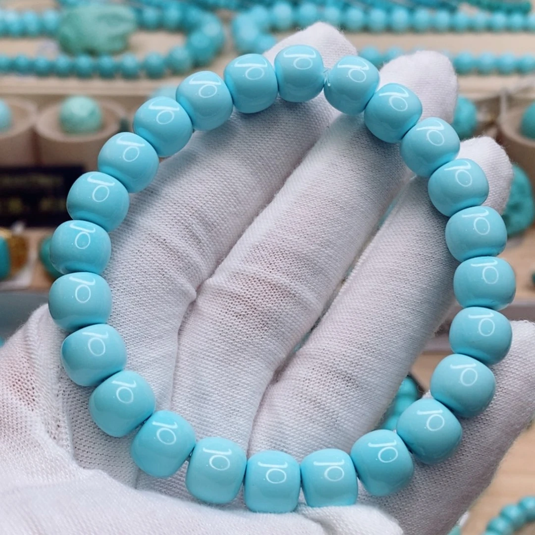 绿松石未镶嵌珠宝奇石9.6mm