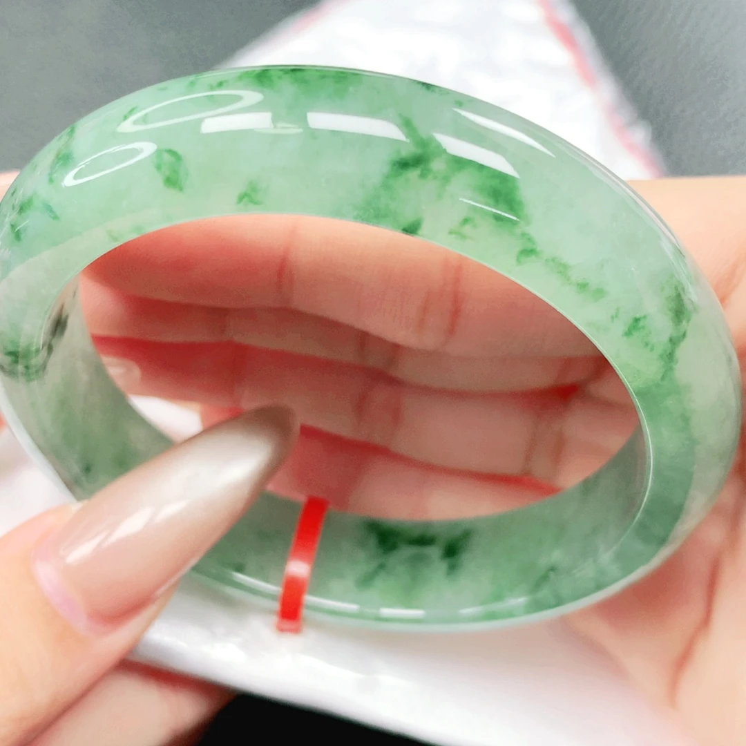 翡翠未镶嵌手镯56