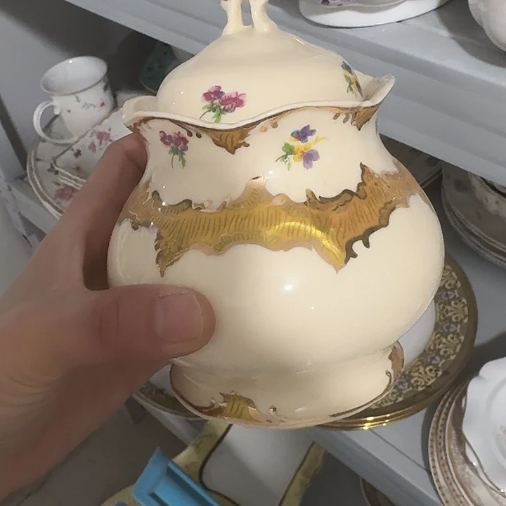 外贸尾单微瑕 糖罐一个