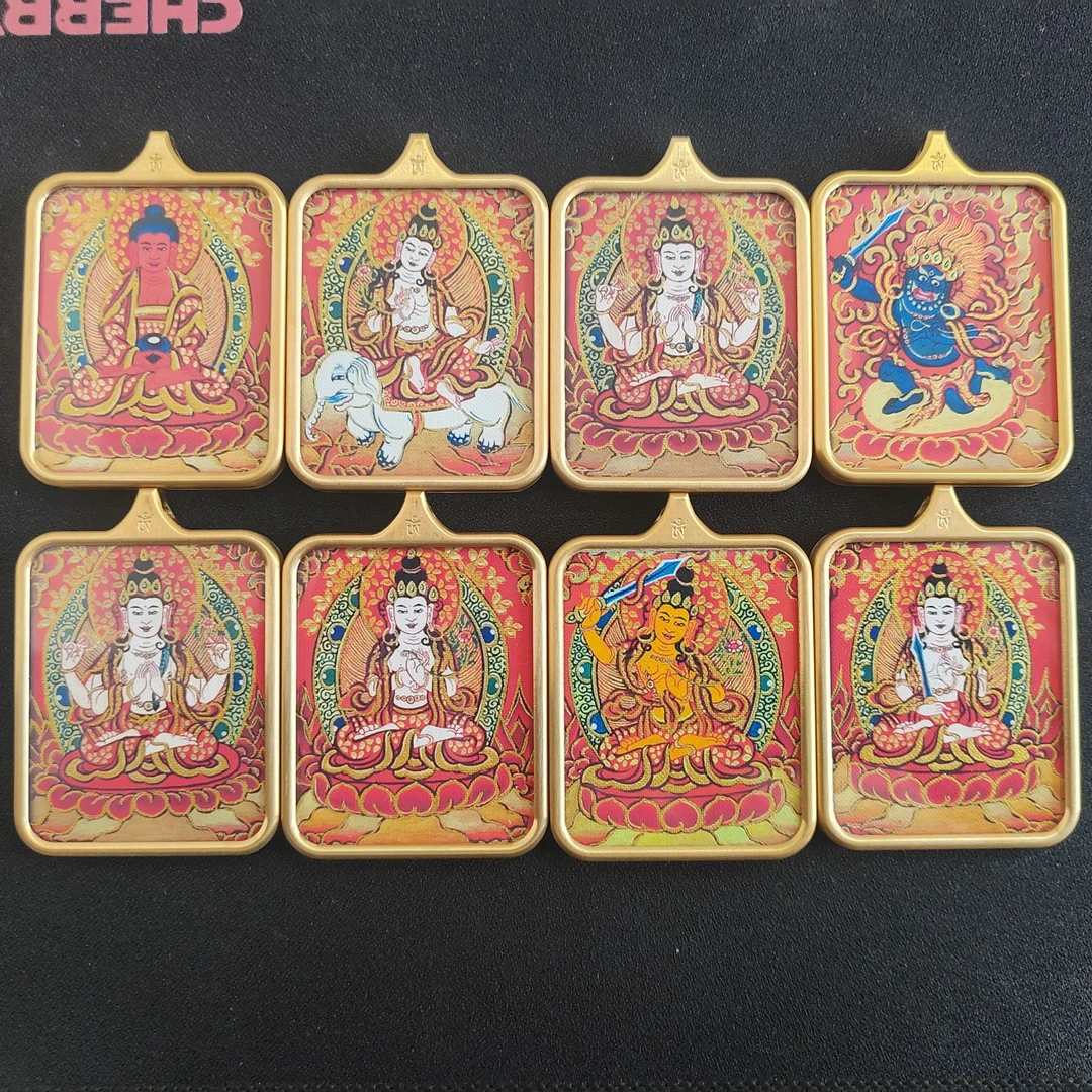 生肖唐卡黄金色边框