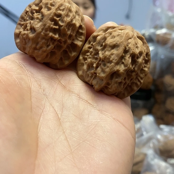 把件文玩核桃37蜡皮野狼小众