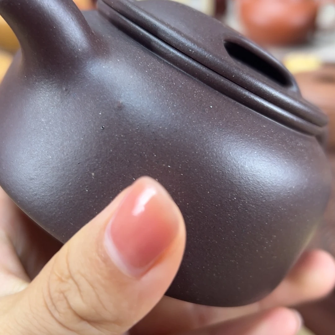 o***e紫砂茶壶牛盖微瑕