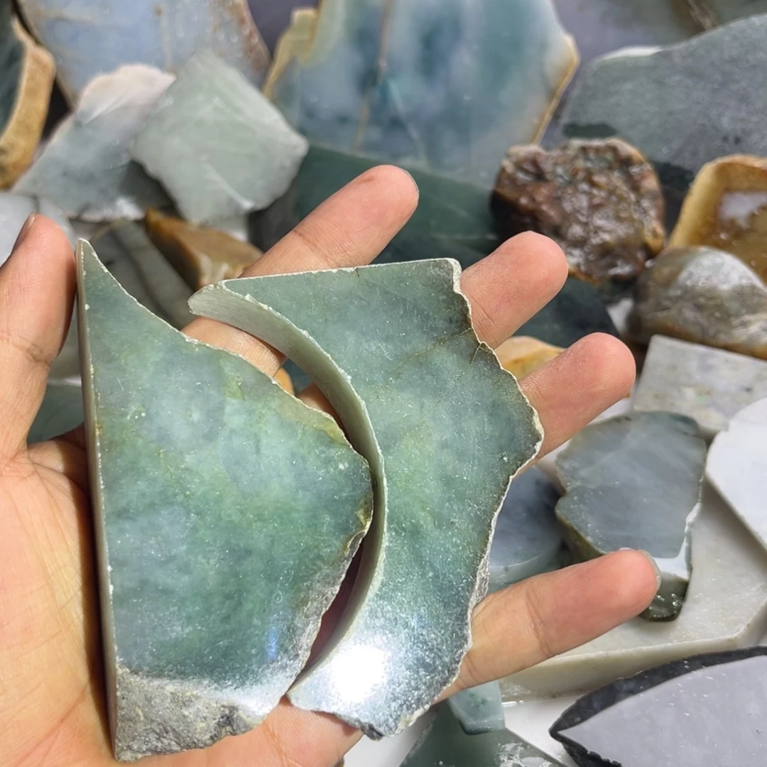 翡翠散珠纯天然缅甸翡翠A货
