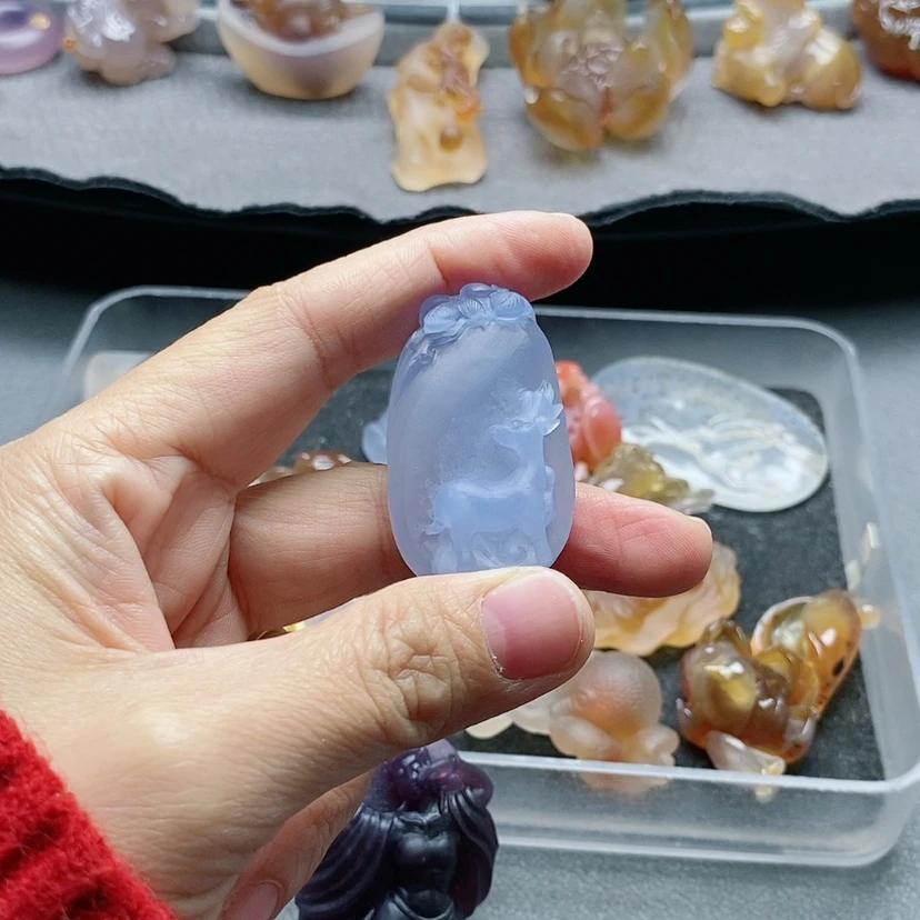 【闪购商品】未镶嵌吊坠定制玛瑙