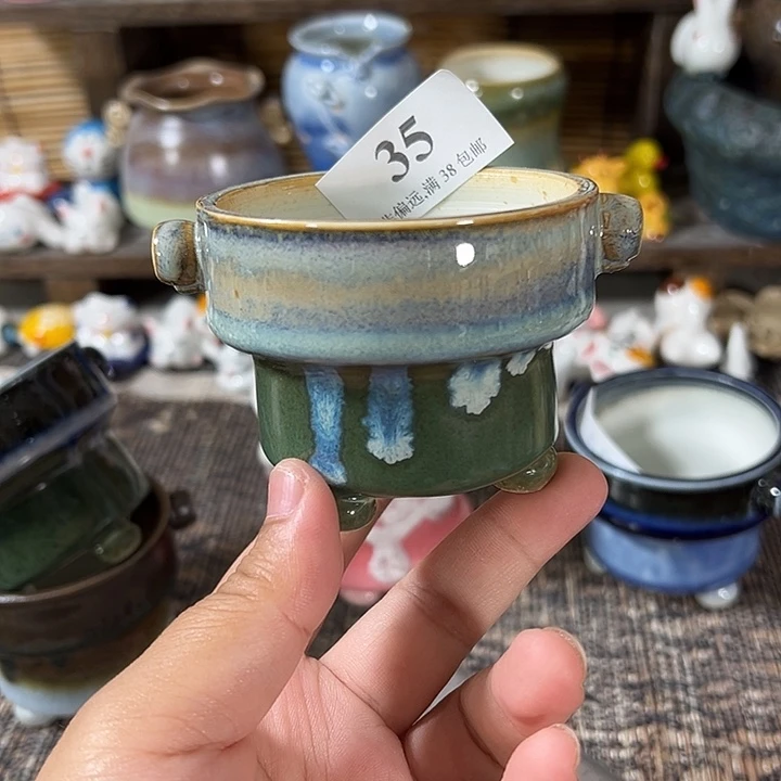 口6 手工花盆满30包邮