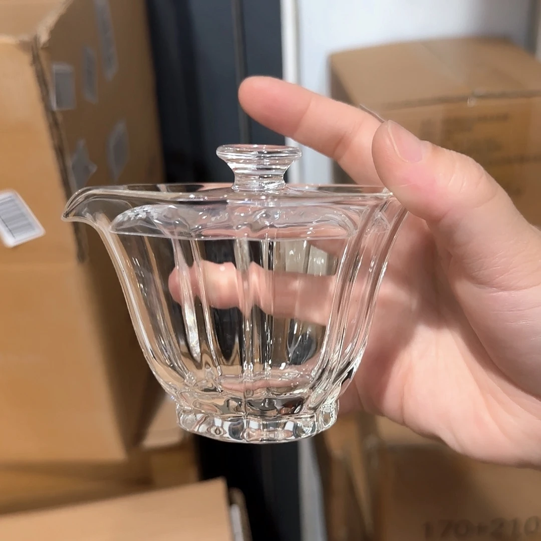 799号高硼硅玻璃盖碗一个