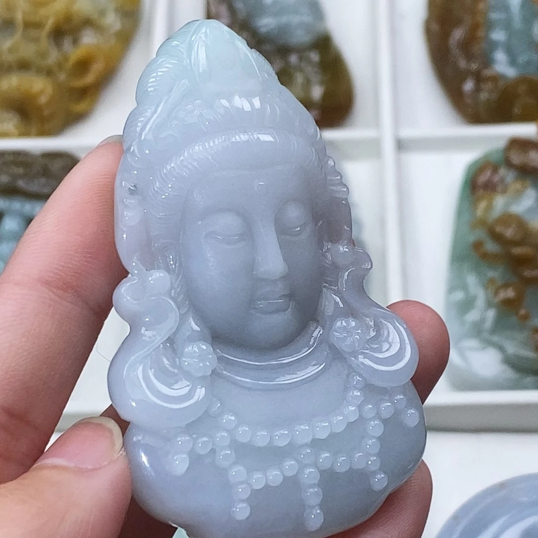 颈饰未镶嵌翡翠缅甸翡翠a货