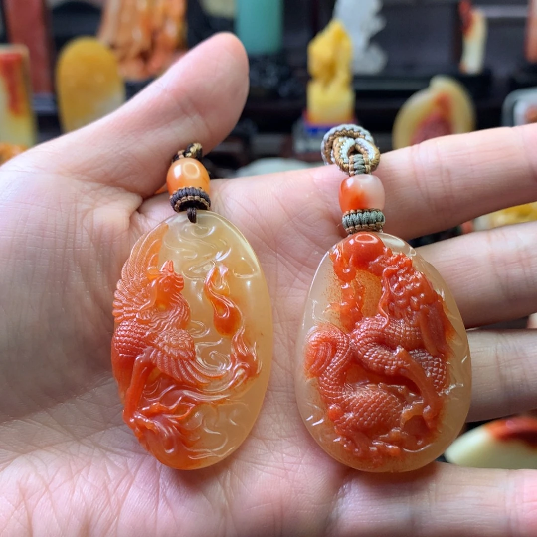 走***停寿山石印石寿山石芙蓉