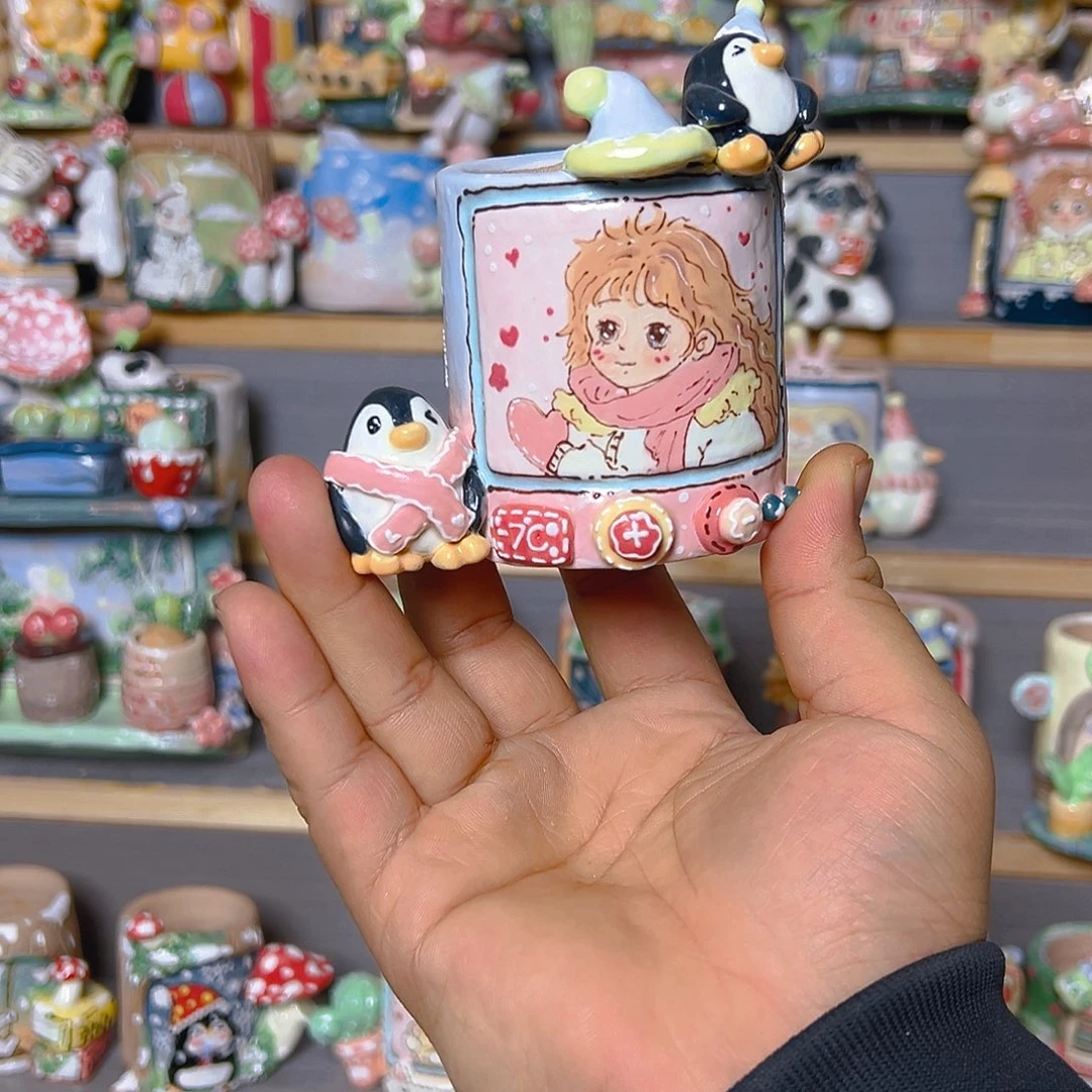 老梧家的手工多肉花盆