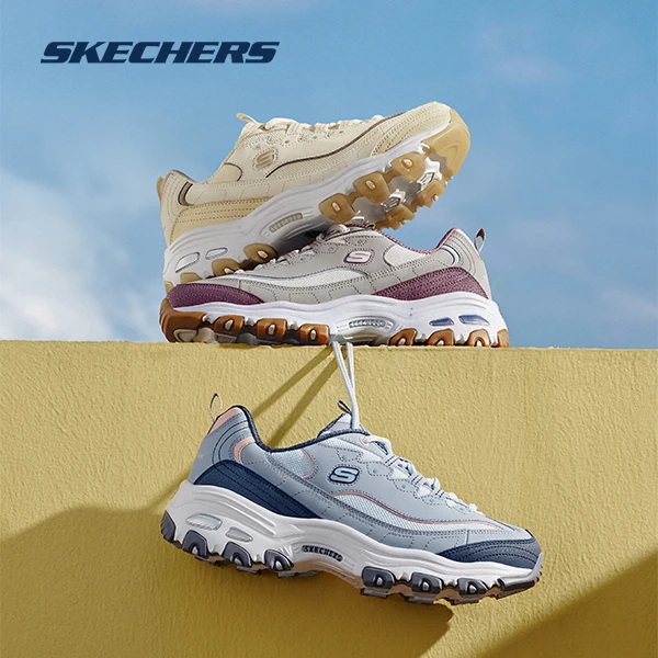 【星空熊】斯凯奇女鞋夏季2025新款熊猫鞋老爹鞋厚底增高休闲运动鞋