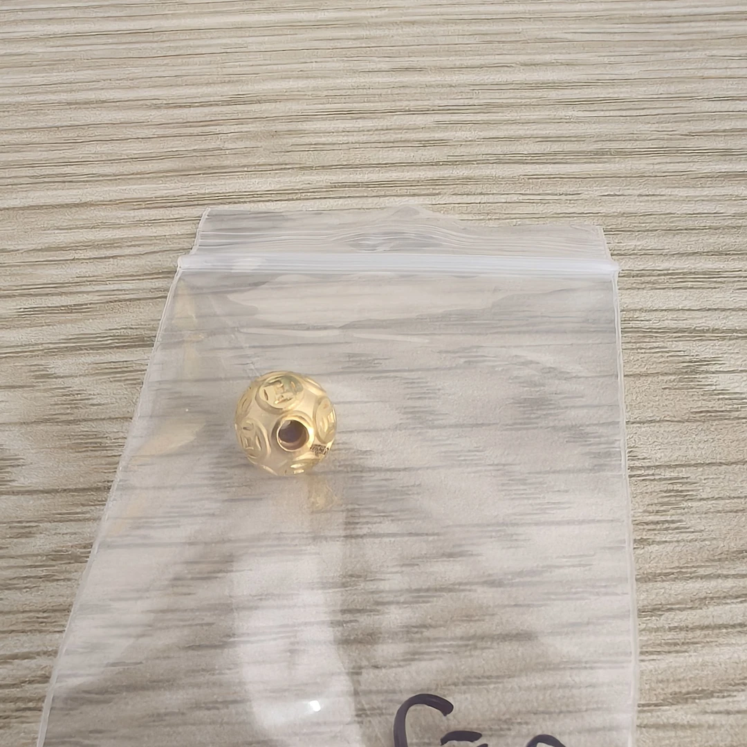 【双11特惠】不支持七天足金999  钱币珠