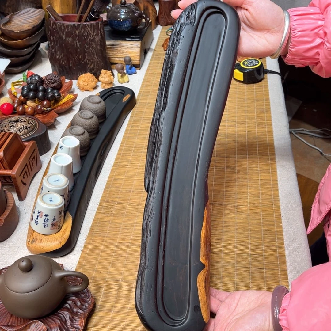 光*强紫光檀茶杯收纳架