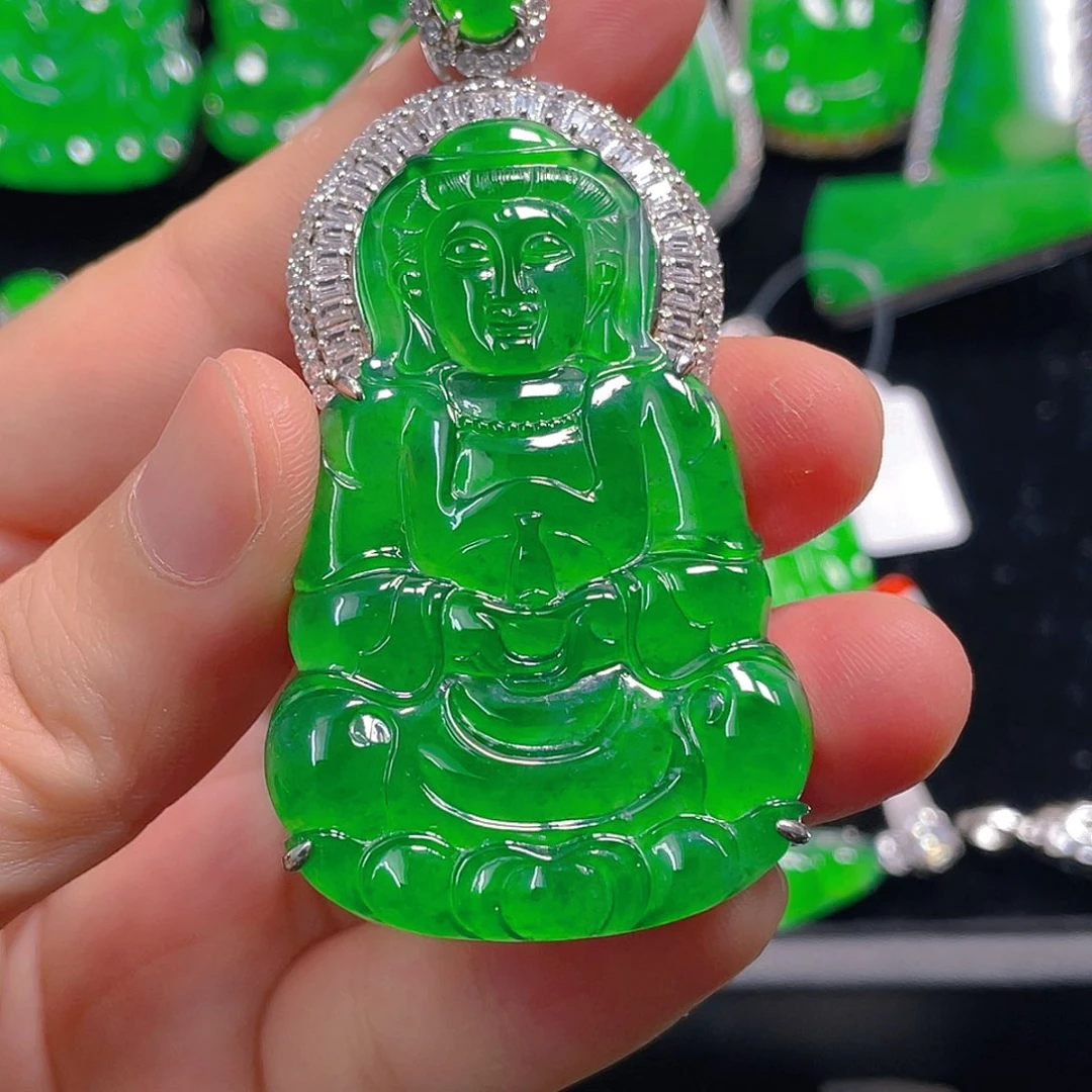 李***喜翡翠未镶嵌吊坠(不含链)