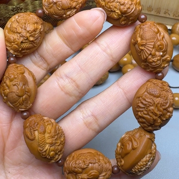 手串/手链橄榄核九龙财神
