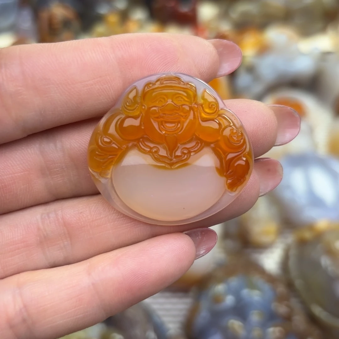 玛瑙/玉髓挂件未镶嵌